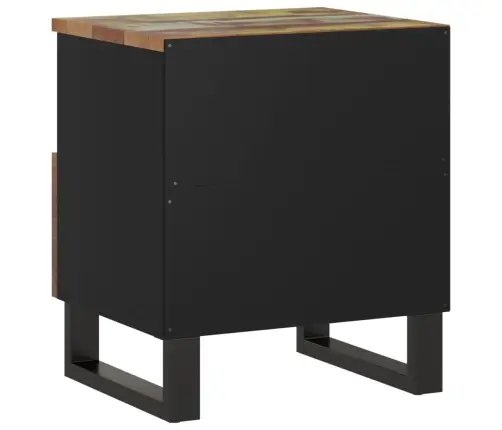 Naktinės Spintelės, 2Vnt., Perdirbta Ir Apdirbta Mediena