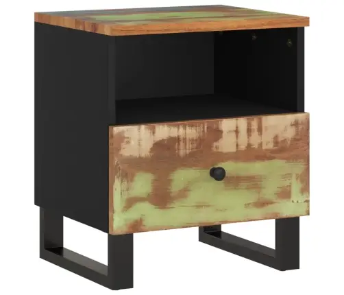 Naktinės Spintelės, 2Vnt., Perdirbta Ir Apdirbta Mediena