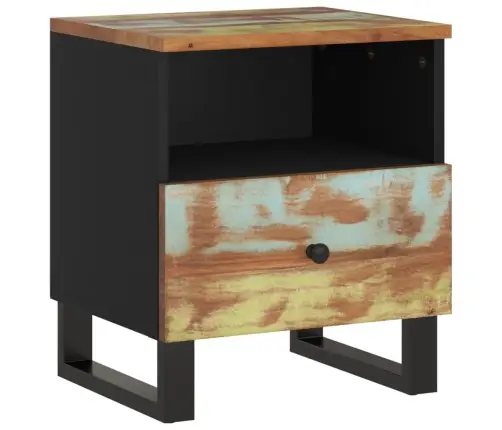 Naktinės Spintelės, 2Vnt., Perdirbta Ir Apdirbta Mediena