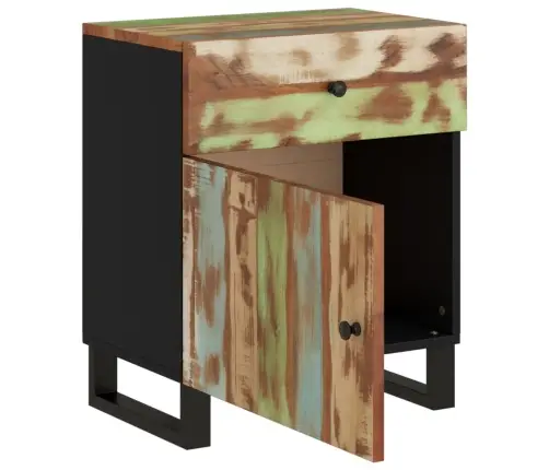 Naktsskapītis, 50X33X60 Cm, Masīvkoks, Inženierijas Koks Vidaxl Naktsskapītis, 50X33X60 Cm, Masīvkoks, Inženierijas Koks Vidaxl