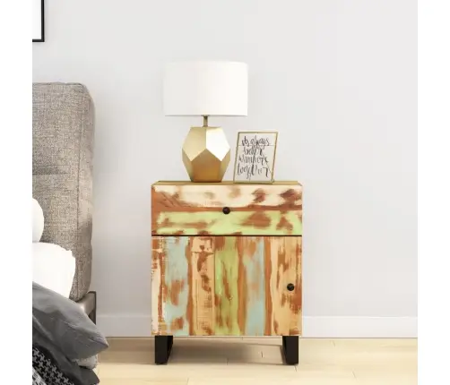 Naktsskapītis, 50X33X60 Cm, Masīvkoks, Inženierijas Koks Vidaxl Naktsskapītis, 50X33X60 Cm, Masīvkoks, Inženierijas Koks Vidaxl