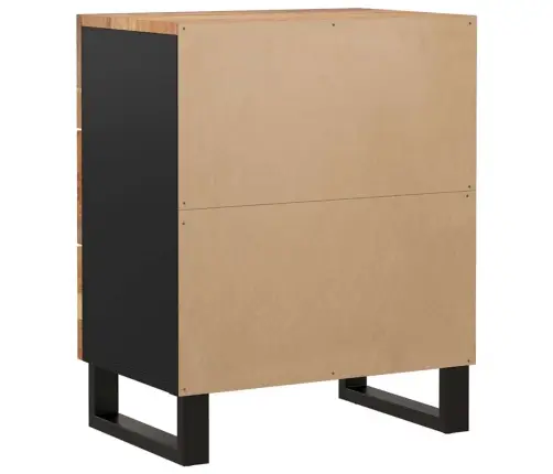 Naktsskapītis, 50X33X62 Cm, Akācijas Koks, Inženierijas Koks Vidaxl