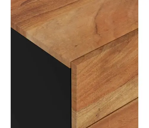 Naktsskapītis, 50X33X62 Cm, Akācijas Koks, Inženierijas Koks Vidaxl