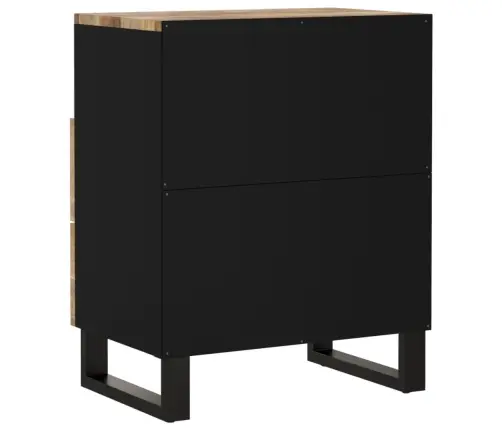 Naktsskapītis, 50X33X62 Cm, Mango Masīvkoks, Inženierijas Koks Vidaxl