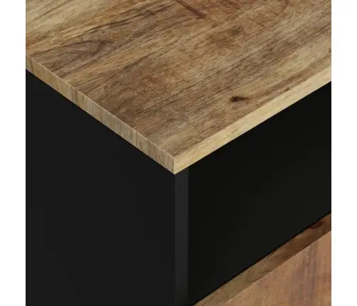 Naktsskapītis, 50X33X62 Cm, Mango Masīvkoks, Inženierijas Koks Vidaxl