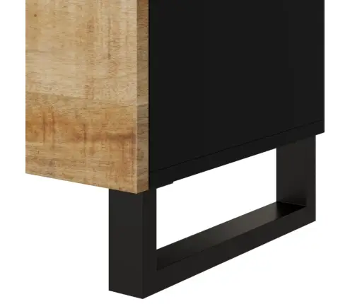 Naktsskapītis, 50X33X62 Cm, Mango Masīvkoks, Inženierijas Koks Vidaxl