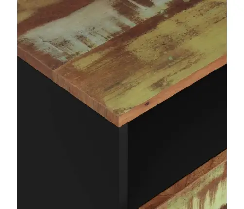 Naktinė Spintelė, 50X33X62cm Perdirbta Ir Apdirbta Mediena