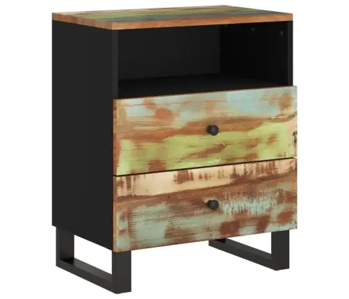 Naktinė Spintelė, 50X33X62cm Perdirbta Ir Apdirbta Mediena