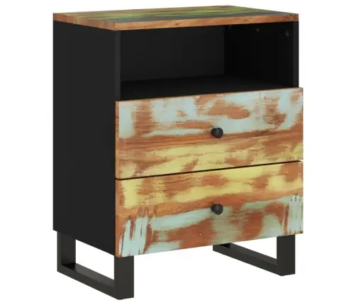 Naktinė Spintelė, 50X33X62cm Perdirbta Ir Apdirbta Mediena
