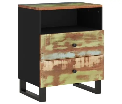 Naktinė Spintelė, 50X33X62cm Perdirbta Ir Apdirbta Mediena