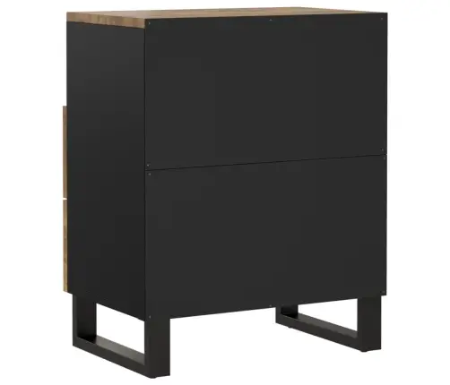 Naktsskapītis, 50X33X62 Cm, Mango Masīvkoks, Inženierijas Koks Vidaxl