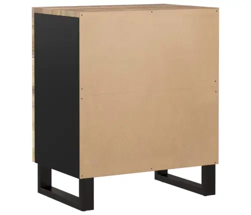 Naktsskapītis, 50X33X60 Cm, Mango Masīvkoks, Inženierijas Koks Vidaxl