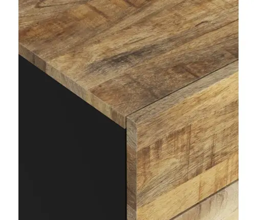 Naktsskapītis, 50X33X60 Cm, Mango Masīvkoks, Inženierijas Koks Vidaxl