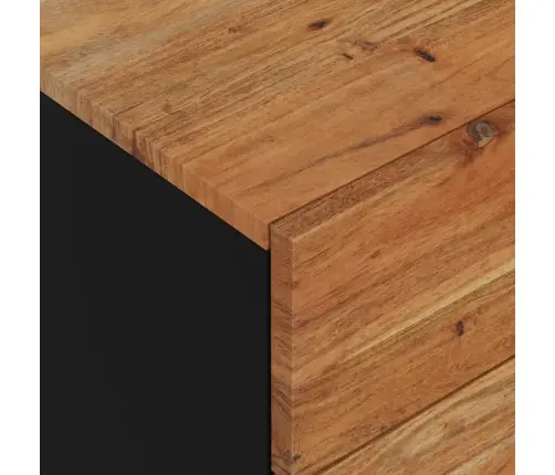 Naktsskapītis, 50X33X60 Cm, Akācijas Koks, Inženierijas Koks Vidaxl