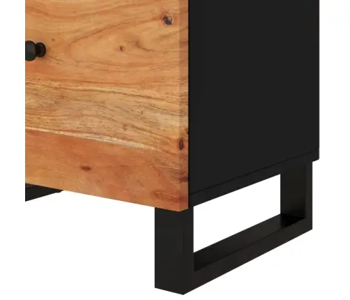 Naktsskapītis, 50X33X60 Cm, Akācijas Koks, Inženierijas Koks Vidaxl