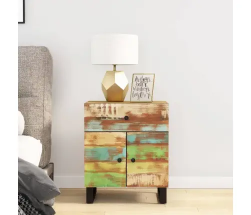 Naktsskapītis, 50X33X60 Cm, Masīvkoks, Inženierijas Koks Vidaxl