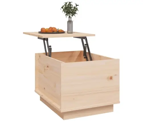 Kafijas Galdiņš, 40X50X35 Cm, Priedes Masīvkoks Vidaxl