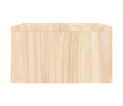 Monitora Paliktnis, 100X27X15 Cm, Priedes Masīvkoks Vidaxl