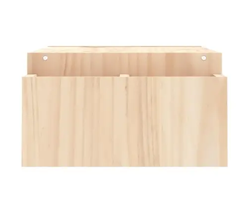 Monitora Paliktnis, 100X27,5X15 Cm, Priedes Masīvkoks Vidaxl