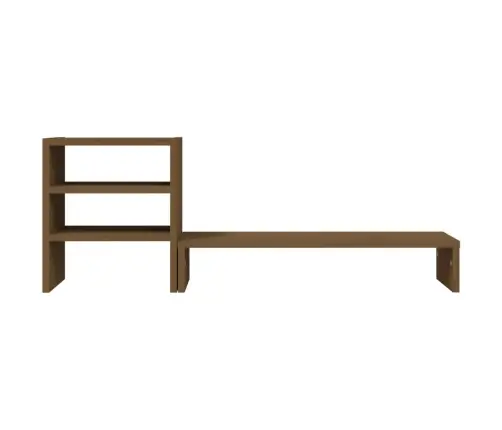 Monitora Paliktnis, Medus Brūns, 81X20X30 Cm, Priedes Masīvkoks Vidaxl