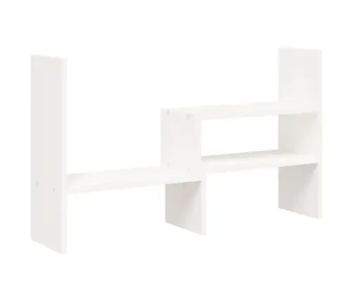 Monitorialus, Valge, (39-72) X 17 X 43 cm Männipuit