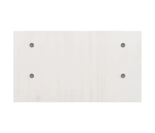 Monitora Paliktnis, Balts, 50X27X15 Cm, Priedes Masīvkoks Vidaxl