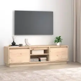 Tv Skapītis, 140X35X40 Cm, Priedes Masīvkoks Vidaxl