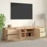 Televizoriaus Spintelė, 176X37X47,5cm Pušies Medienos Masyvas Televizoriaus Spintelė, 176X37X47,5cm Pušies Medienos Masyvas