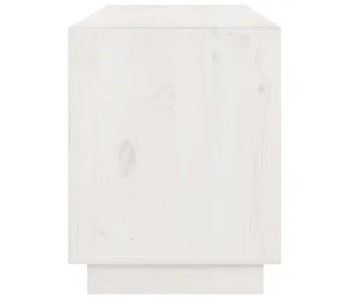 Tv Plaukts, Balts, 176X37X47,5 Cm, Priedes Masīvkoks Vidaxl