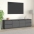 Tv Skapītis, Pelēks, 176X37X47,5 Cm, Priedes Masīvkoks Vidaxl