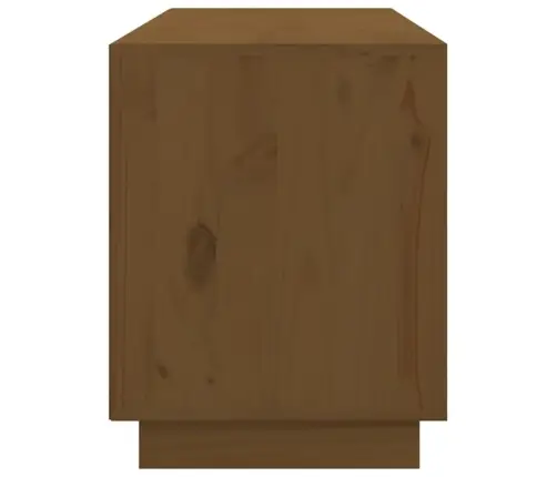 Tv Skapītis, Medus Brūns, 176X37X47,5 Cm, Priedes Masīvkoks Vidaxl