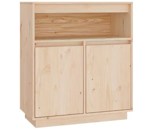 Šoninė Spintelė, 70X34X80cm Pušies Medienos Masyvas
