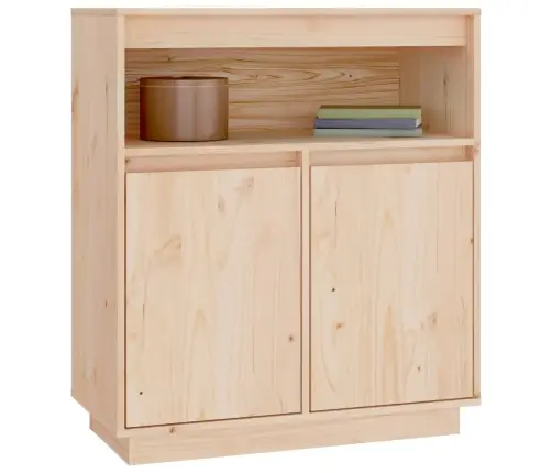 Šoninė Spintelė, 70X34X80cm Pušies Medienos Masyvas