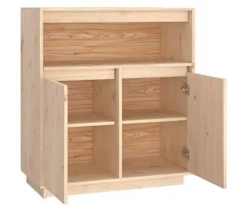 Šoninė Spintelė, 70X34X80cm Pušies Medienos Masyvas