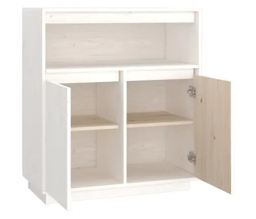 Kumode, Balta, 70X34X80 Cm, Priedes Masīvkoks Vidaxl Kumode, Balta, 70X34X80 Cm, Priedes Masīvkoks Vidaxl