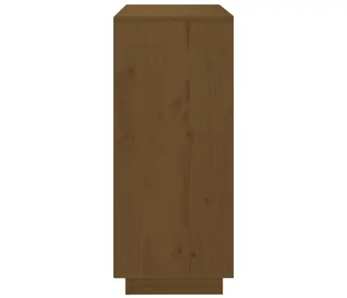 Kumode, Medus Brūna, 70X34X80 Cm, Priedes Masīvkoks Vidaxl
