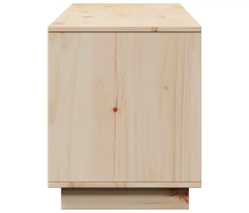 Televizoriaus Spintelė, 156X37X45cm Pušies Medienos Masyvas