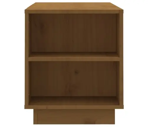 Tv Skapītis, Medus Brūns, 110X35X40,5 Cm, Priedes Masīvkoks Vidaxl