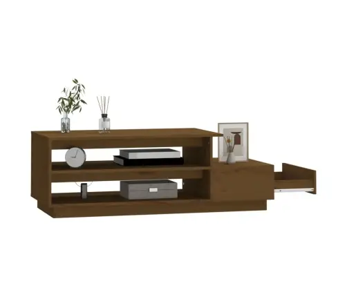 Kavos Staliukas, Medaus Rudas, 120X50X40,5cm Pušies Masyvas