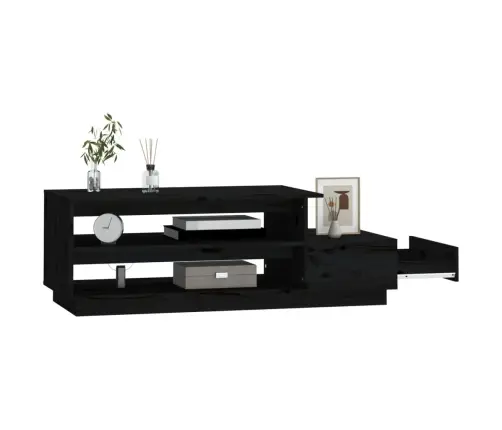 Kohvilaud, Must, 120X50X40,5 cm Männipuit