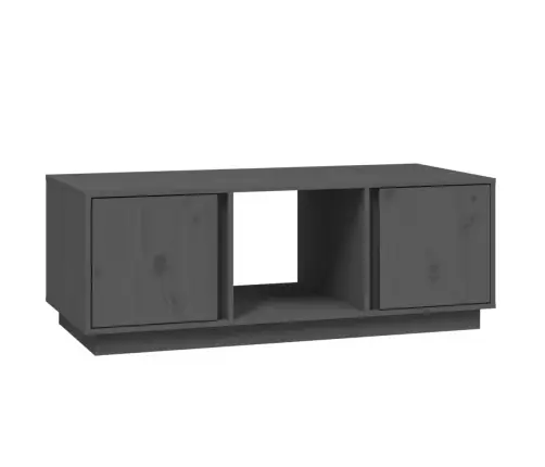 Kafijas Galdiņš, Pelēks, 110X50X40 Cm, Priedes Masīvkoks Vidaxl