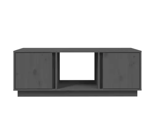 Kafijas Galdiņš, Pelēks, 110X50X40 Cm, Priedes Masīvkoks Vidaxl