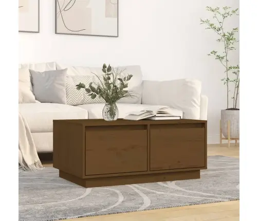 Kohvilaud, Meepruun, 80X50X35 cm Männipuit