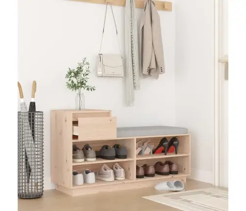 Spintelė Batams, 110X34X61cm Pušies Medienos Masyvas