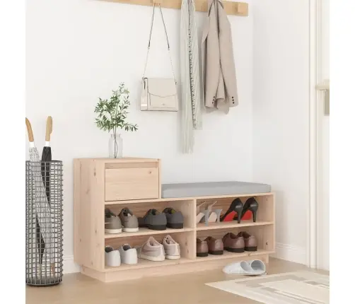 Spintelė Batams, 110X34X61cm Pušies Medienos Masyvas