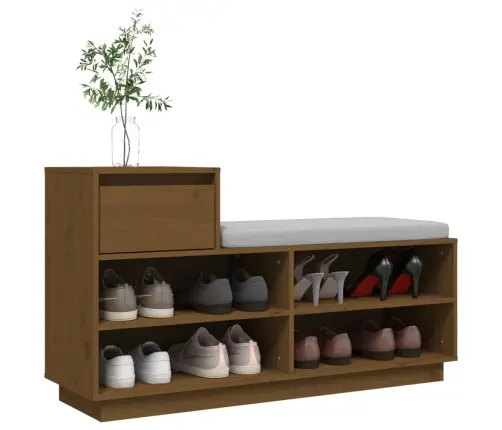 Jalatsipink, Meepruun, 110 X 34 X 61 cm Männipuit