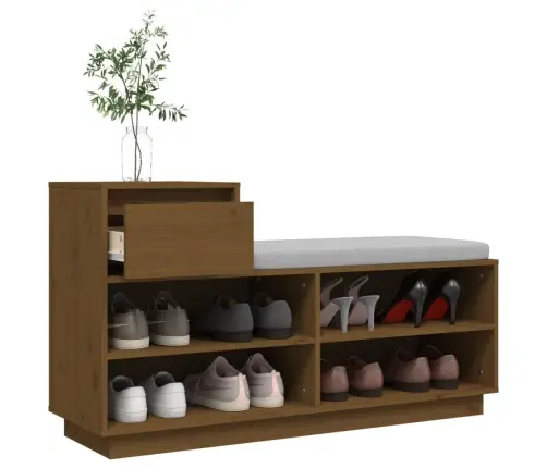 Jalatsipink, Meepruun, 110 X 34 X 61 cm Männipuit