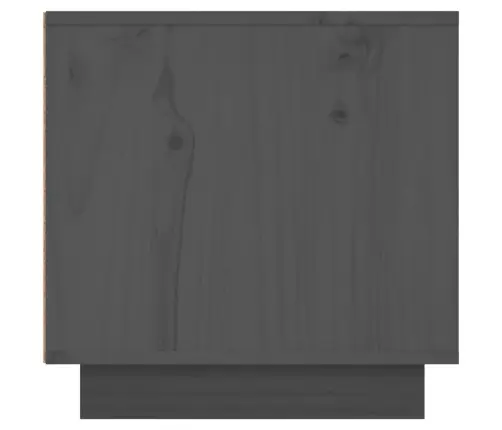 Tv Skapītis, Pelēks, 140X40X40 Cm, Priedes Masīvkoks Vidaxl