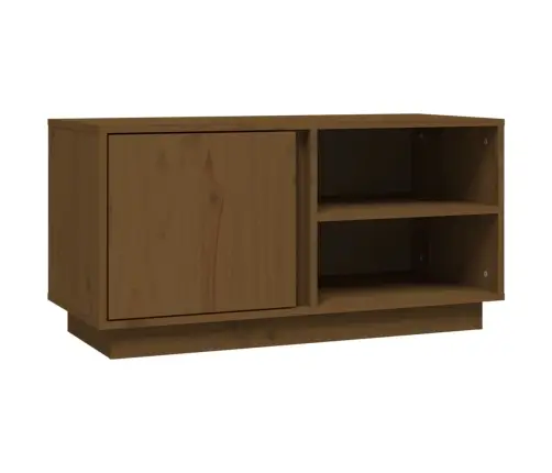 Televizoriaus Spintelė, Medaus Ruda, 80X35X40,5cm Pušis