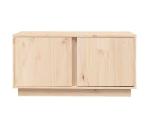 Tv Skapītis, 80X35X40,5 Cm, Priedes Masīvkoks Vidaxl